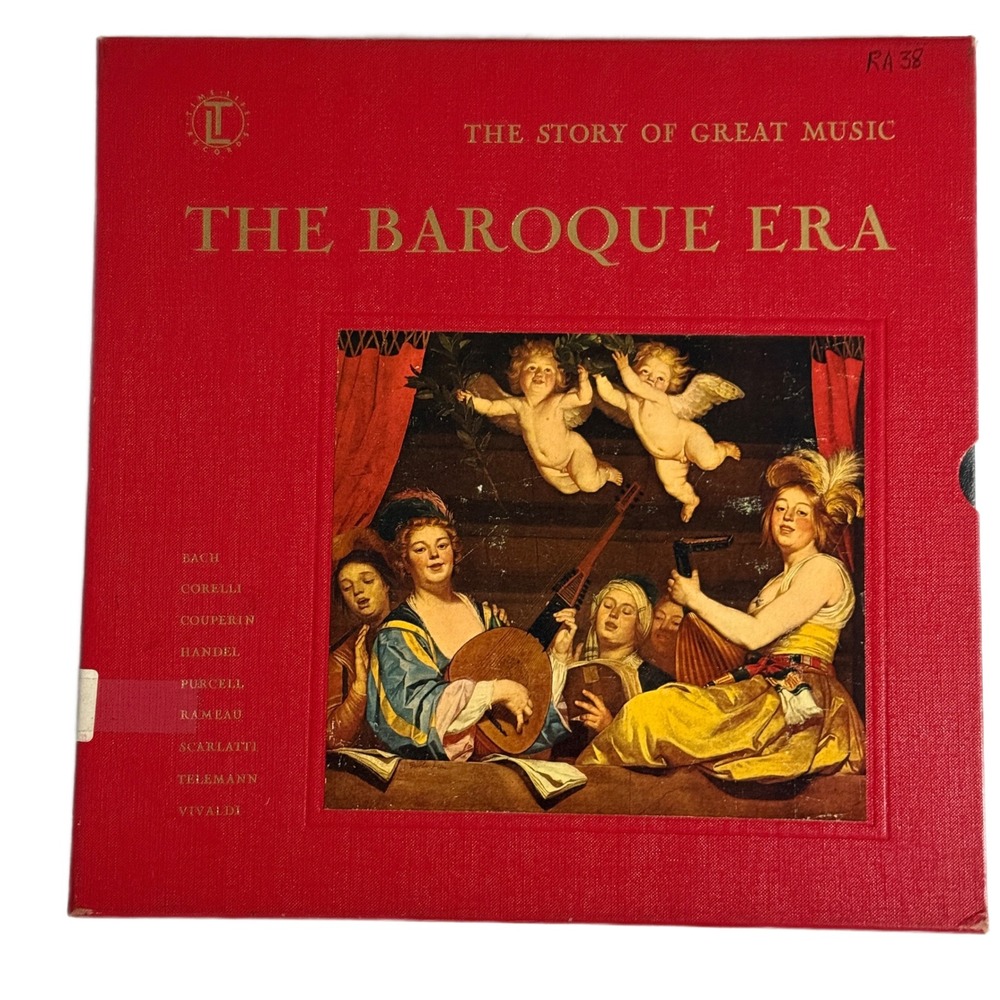 Time Life The Story of Great Music‎ The Baroque Era Vinyl Records Box Set Book